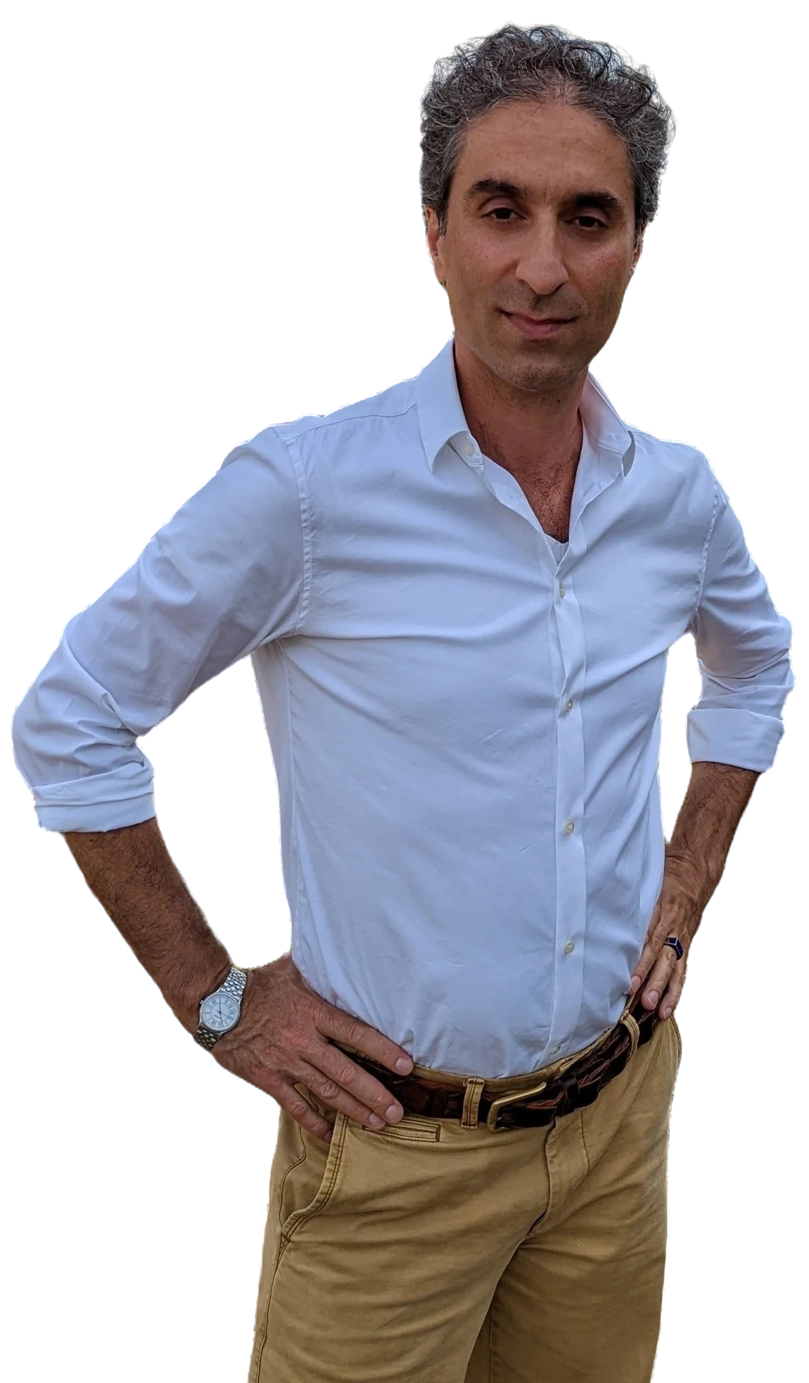 Attorney Ali Shahrestani with hands on hips